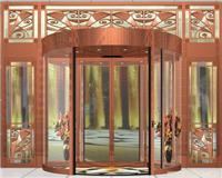 銅包飾兩翼豪華型自動旋轉(zhuǎn)門_兩翼自動旋轉(zhuǎn)門_相關(guān)信息_北京金諾雄門業(yè)